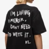 Karl-citat T-shirt-kjole