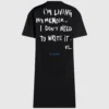 Karl-citat T-shirt-kjole