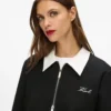 Karl DNA sweatshirt med lynlås