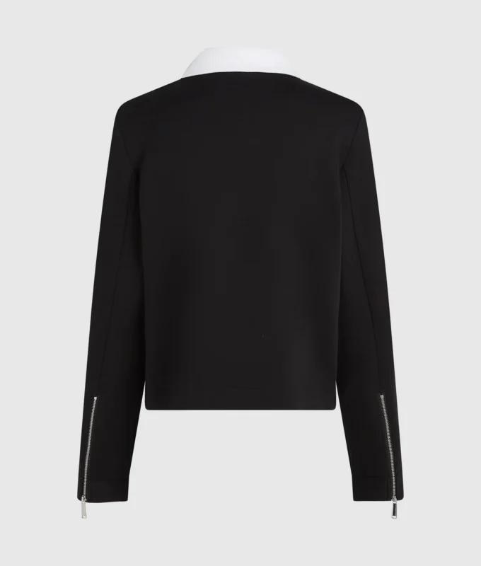 Karl DNA sweatshirt med lynlås