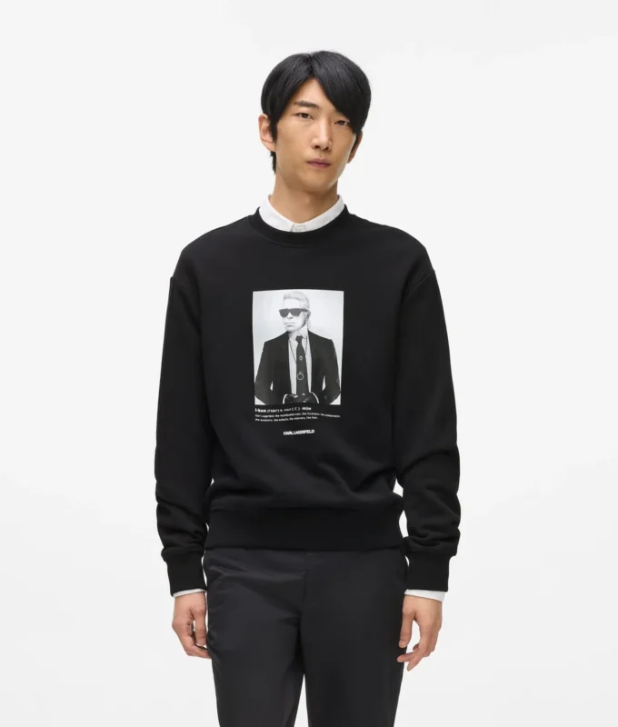 Karl-portræt-sweatshirt