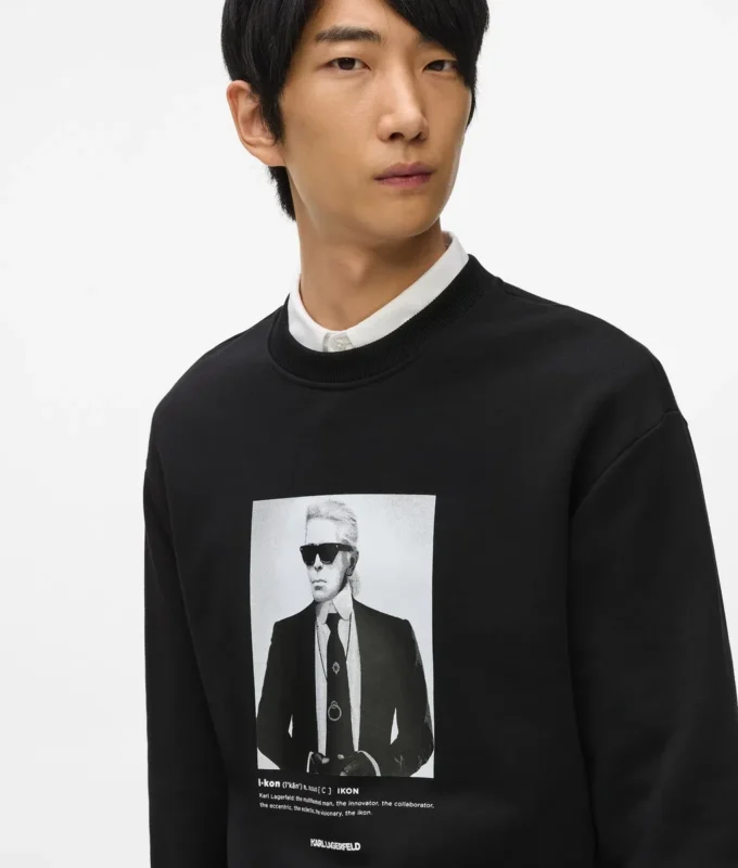 Karl-portræt-sweatshirt