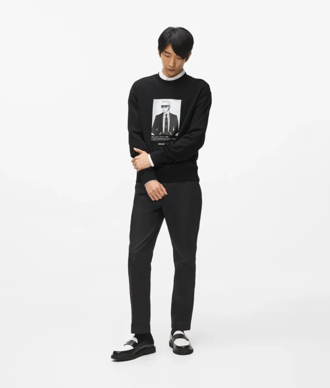 Karl-portræt-sweatshirt