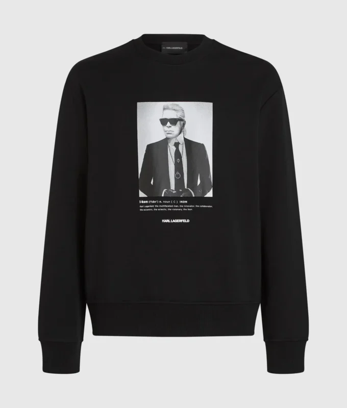 Karl-portræt-sweatshirt