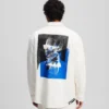 KARL PRINT DENIM OVERSHIRT