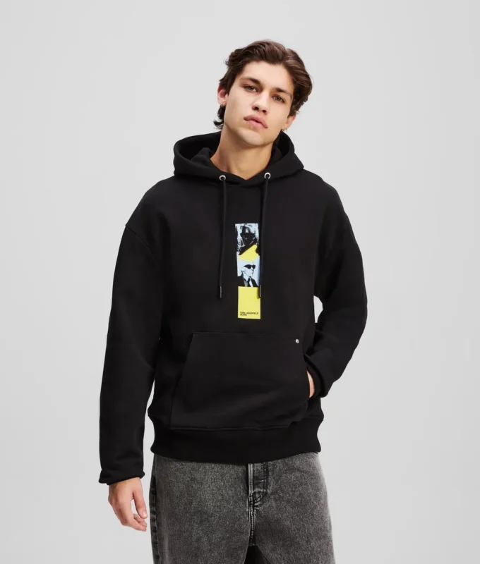 KARL PRINT HOODIE
