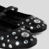 KARO MIRROR STUDS BALLETFLADESKO