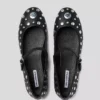 KARO MIRROR STUDS BALLETFLADESKO