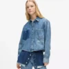 Kasseformet denimskjorte