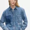Kasseformet denimskjorte