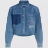 Kasseformet denimskjorte