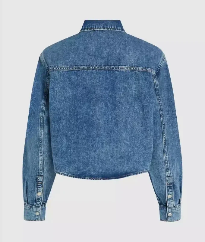 Kasseformet denimskjorte