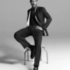 KL Studio blazer med kontrastpiping