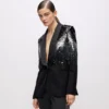 KL Studio blazer med pailletter