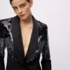 KL Studio blazer med pailletter