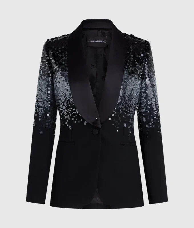 KL Studio blazer med pailletter