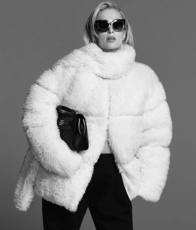 KL Studio faux-fur frakke