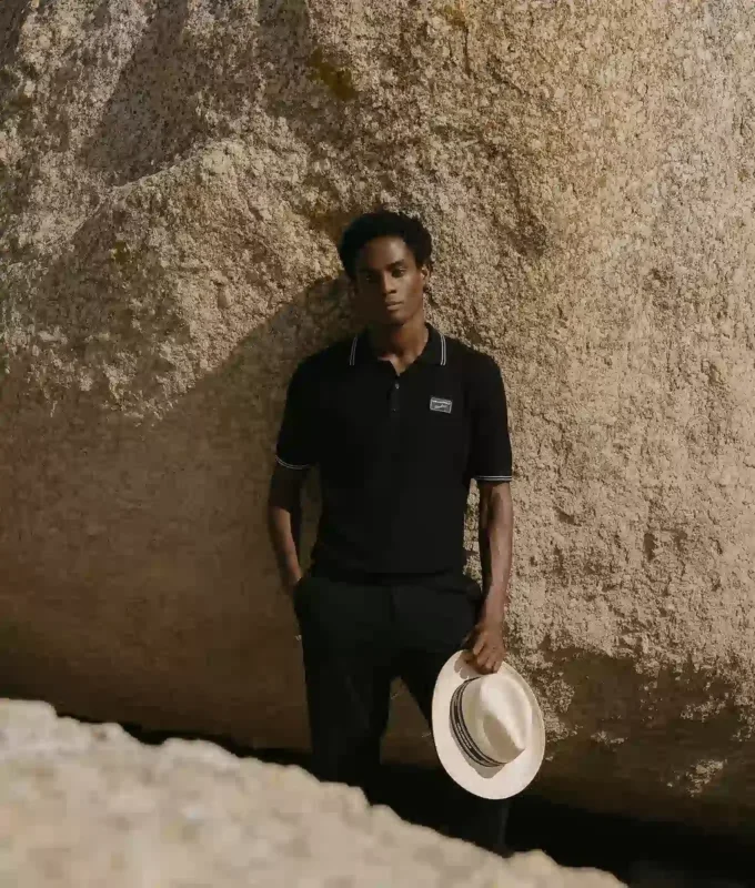 KL X BORSALINO STRIKKET POLO