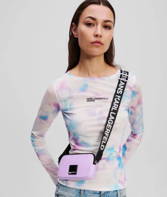 KLJ BOX LOGO MINI CROSSBODY TASKE