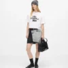 Kort graffiti-T-shirt