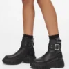 Kreeper mid-calf wedge boots