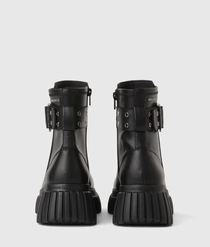 Kreeper mid-calf wedge boots
