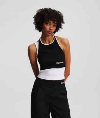 LAGDELT RIBBET TANKTOP