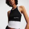 LAGDELT RIBBET TANKTOP
