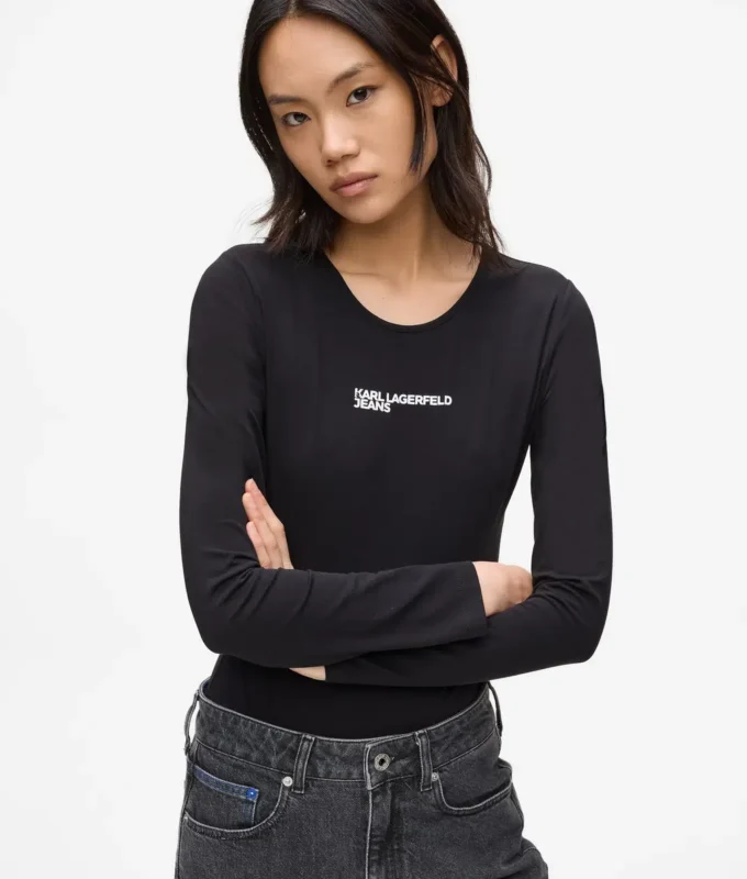 Langærmet bodysuit