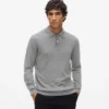 Langærmet poloshirt