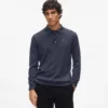 Langærmet poloshirt