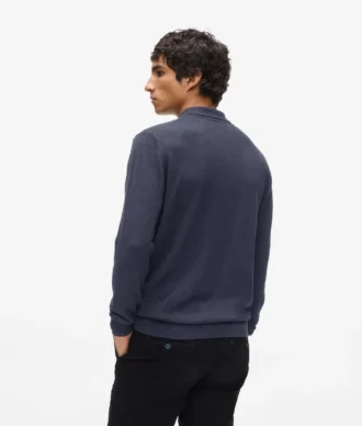 Langærmet poloshirt