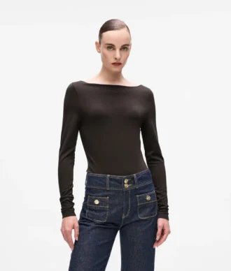 Langærmet T-shirt