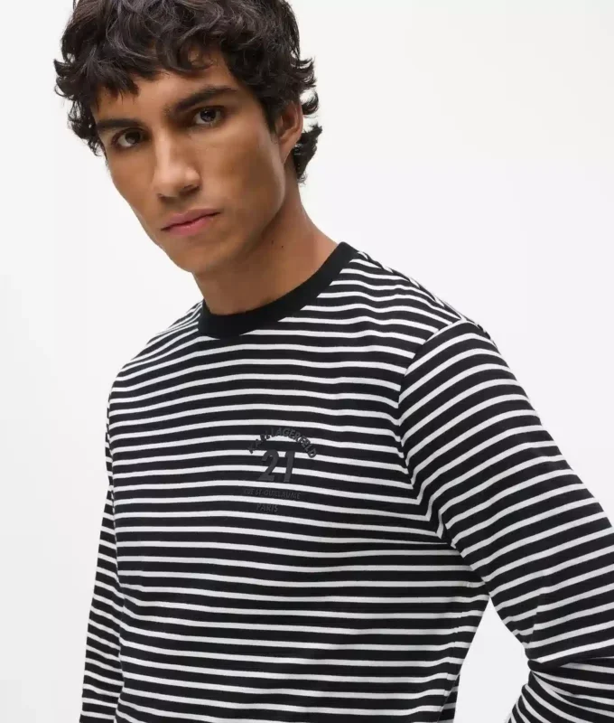 Langærmet T-shirt