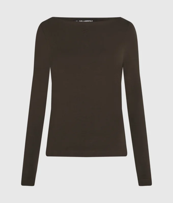Langærmet T-shirt