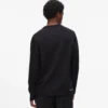 Langærmet T-shirt med logo-patch
