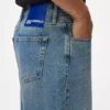 Lavtaljede jeans med brede ben