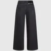 Lavtaljede jeans med brede ben