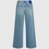 Lavtaljede jeans med brede ben