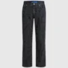 Lige jeans med monogram overalt