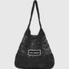 LOGO CROCHET BEACH BAG