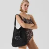 LOGO CROCHET BEACH BAG