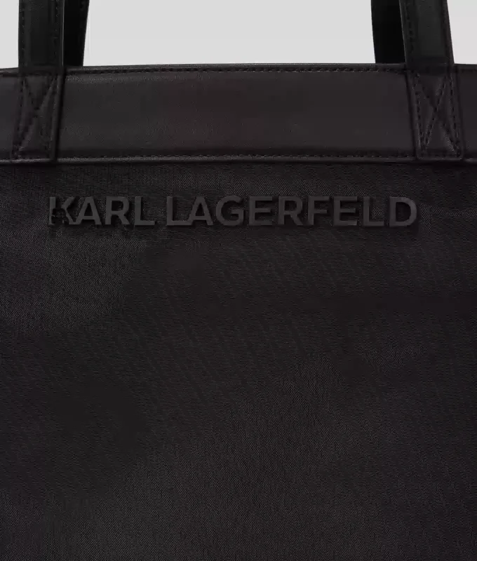 LOGO MESH BEACH TOTE BAG