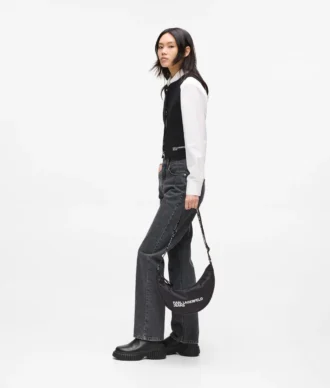 Logo-nylon-skuldertaske
