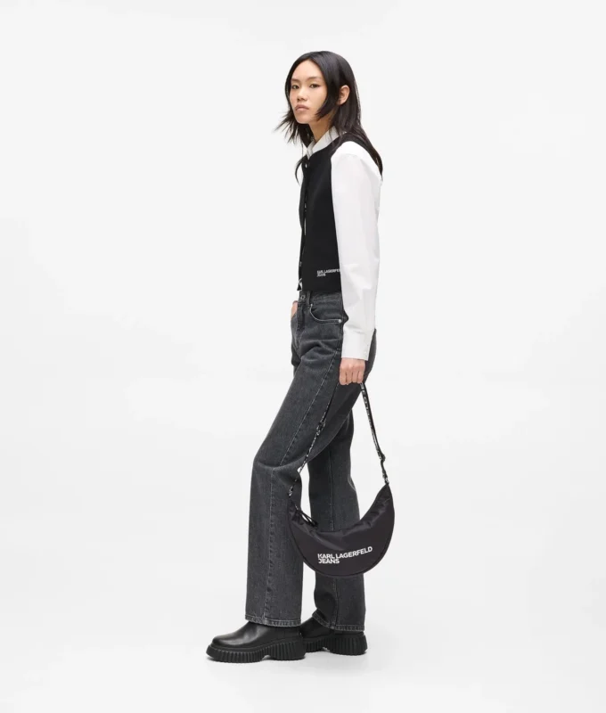 Logo-nylon-skuldertaske