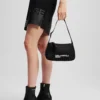 Logo nylon skuldertaske