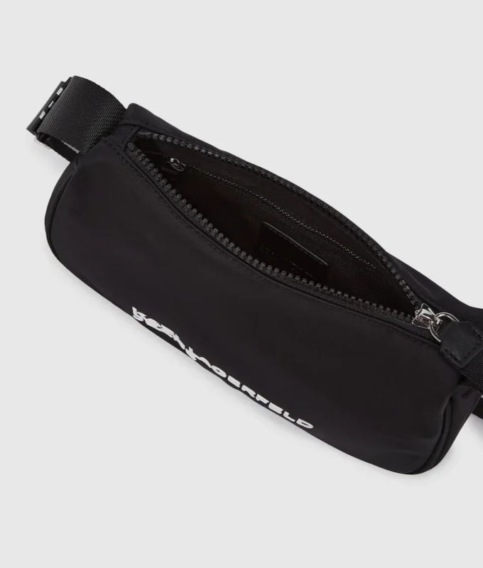 Logo nylon skuldertaske