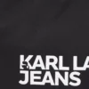 Logo nylon skuldertaske med månesilhuet