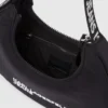 Logo nylon skuldertaske med månesilhuet
