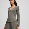 LOGO RIBBED PAJAMA SET
